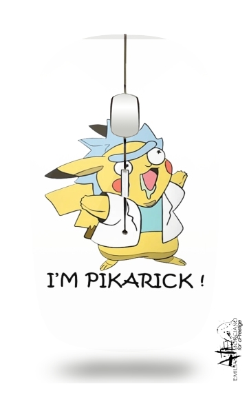 Souris sans fil avec récepteur usb Pikarick - Rick Sanchez And Pikachu 