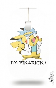 Souris sans fil avec récepteur usb Pikarick - Rick Sanchez And Pikachu 