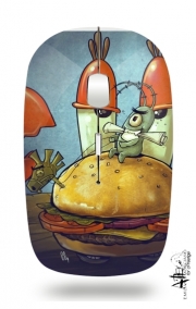 Souris sans fil avec récepteur usb Plankton burger