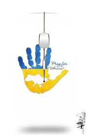 Souris sans fil avec récepteur usb Pray for ukraine