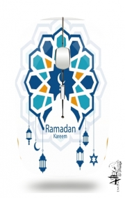 Souris sans fil avec récepteur usb Ramadan Kareem Blue