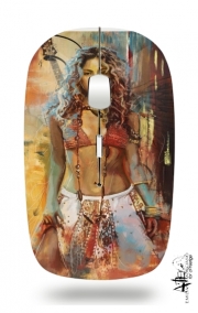 Souris sans fil avec récepteur usb Shakira Painting