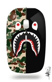 Souris sans fil avec récepteur usb Shark Bape Camo Military Bicolor