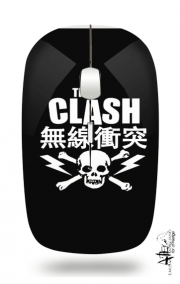 Souris sans fil avec récepteur usb the clash punk asiatique