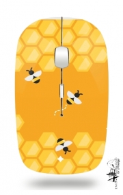 Souris sans fil avec récepteur usb Yellow hive with bees
