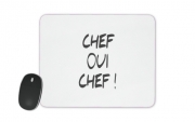 Tapis de souris Chef Oui Chef humour