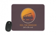 Tapis de souris Feel The freedom on the road