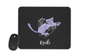 Tapis de souris Reiki Animal chat violet