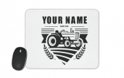 Tapis de souris Tracteur Logo personnalisable prénom date de naissance
