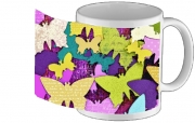 Tasse Mug Butterflies art paper