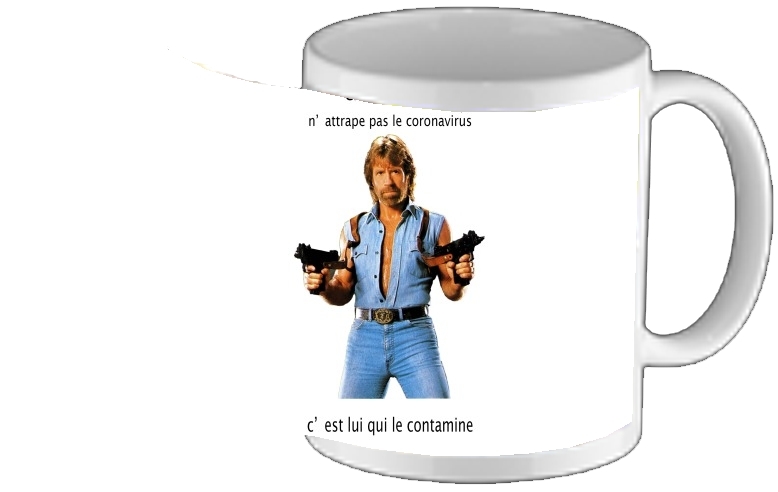Tasse Mug Chuck Norris Against Covid