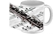 Tasse Mug Clarinette Musical Notes