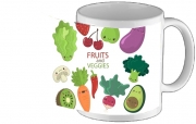 Tasse Mug Fruits and veggies