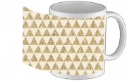 Tasse Mug Glitter Triangles in Gold
