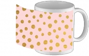 Tasse Mug Golden Dots And Pink