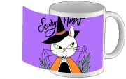 Tasse Mug halloween cat sorcerer