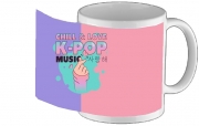 Tasse Mug Hand Drawn Finger Heart Chill Love Music Kpop