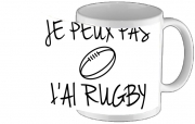 Tasse Mug Je peux pas j'ai rugby