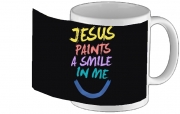Tasse Mug Jesus paints a smile in me Bible
