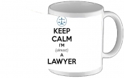 Tasse Mug Keep calm i am almost a lawyer cadeau étudiant en droit