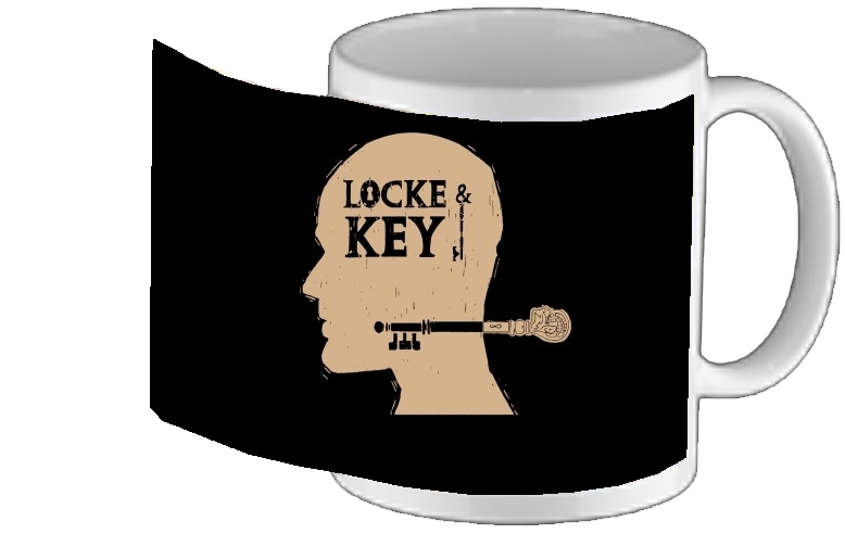 Tasse Mug Locke Key Head Art