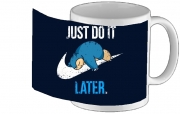 Tasse Mug Nike Parody Just do it Late X Ronflex
