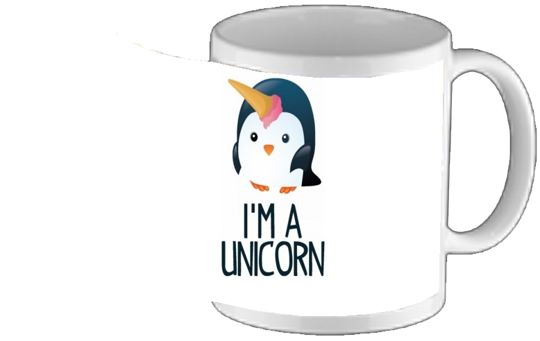 Tasse Mug Pingouin wants to be unicorn
