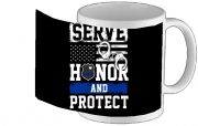 Tasse Mug Police Serve Honor Protect