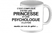 Tasse Mug Psychologue et princesse