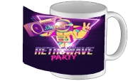 Tasse Mug Retrowave party nightclub dj neon