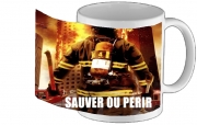 Tasse Mug Sauver ou perir Pompiers les soldats du feu