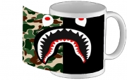 Tasse Mug Shark Bape Camo Military Bicolor
