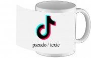 Tasse Mug Tiktok personnalisable avec pseudo / texte