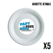 Pack de 5 assiettes jetable Papy en 2020