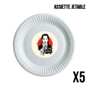 Pack de 5 assiettes jetable Mercredi Addams have everything