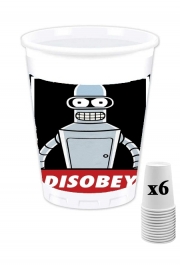 Pack de 6 Gobelets Bender Disobey