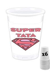 Pack de 6 Gobelets Cadeau pour une Super Tata