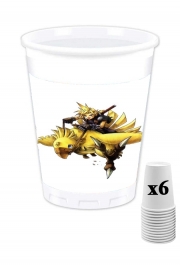 Pack de 6 Gobelets Chocobo and Cloud