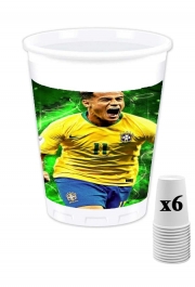 Pack de 6 Gobelets coutinho Football Player Pop Art