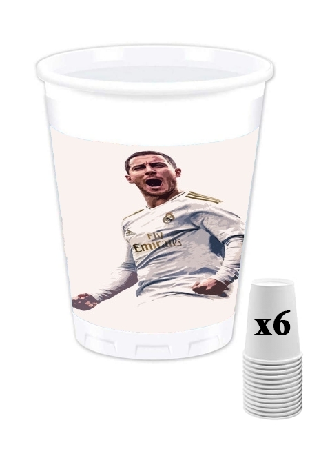 Pack de 6 Gobelets Eden Hazard Madrid
