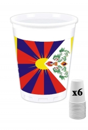 Pack de 6 Gobelets Flag Of Tibet