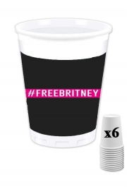 Pack de 6 Gobelets Free Britney