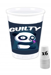 Pack de 6 Gobelets Guilty Panda