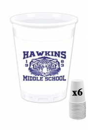 Pack de 6 Gobelets Hawkins Middle School University