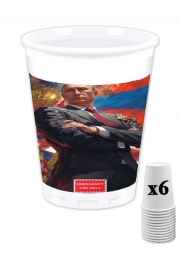Pack de 6 Gobelets In case of emergency long live my dear Vladimir Putin V3