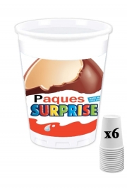Pack de 6 Gobelets Joyeuses Paques Inspired by Kinder Surprise