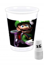 Pack de 6 Gobelets Luigi Mansion Fan Art