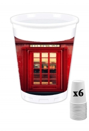 Pack de 6 Gobelets Magical Telephone Booth