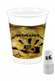 Pack de 6 Gobelets Metallica Fan Hard Rock