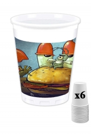 Pack de 6 Gobelets Plankton burger